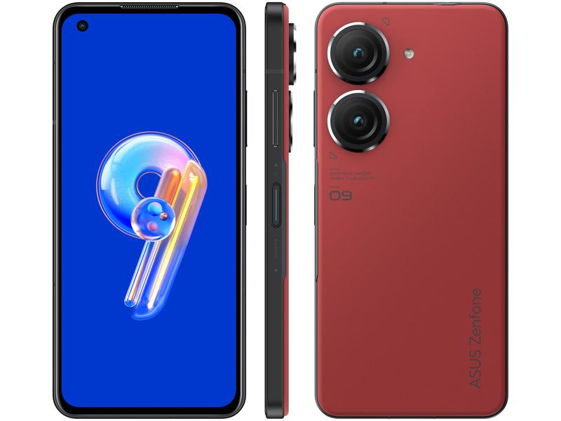ASUS Zenfone 9 dual Simフリー 128GB Smartphone Asus Zenfone 9 128GB Vermelho 5G Snapdragon 8+ 8GB RAM
